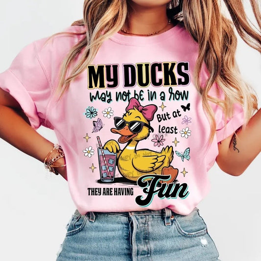 My ducks may not be in a row but at least they are having fun - DTF&UV
