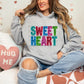Sweetheart Faux Embroidery Sequin - DTF