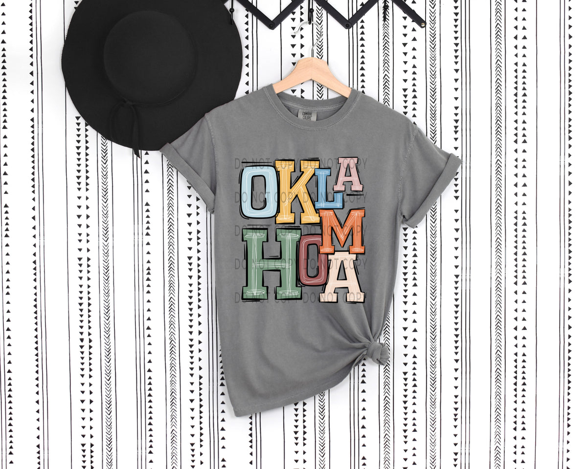 Boho States Oklahoma - DTF