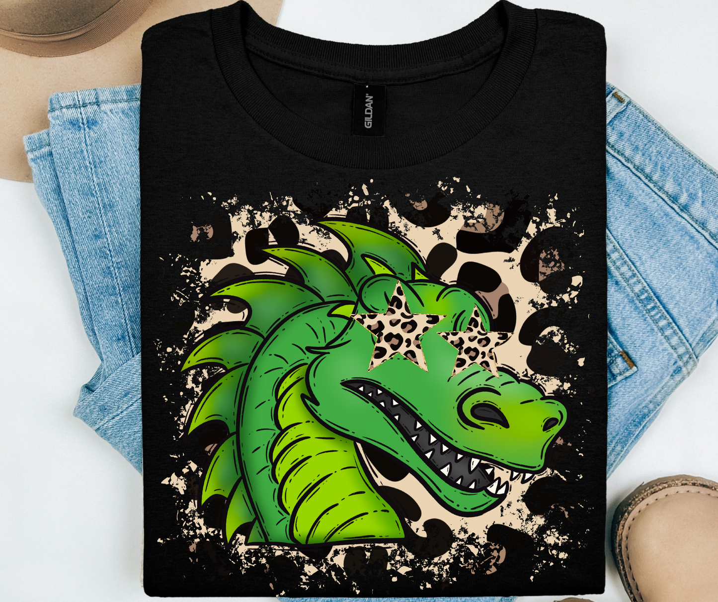 Leopard Mascot (Dropdown)-DTF&UV