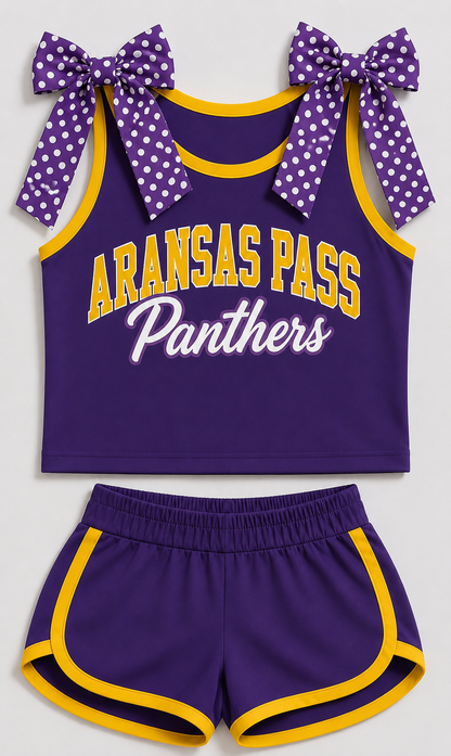 ABI Custom Bow Shirt and Shorts Set  -Pre Order