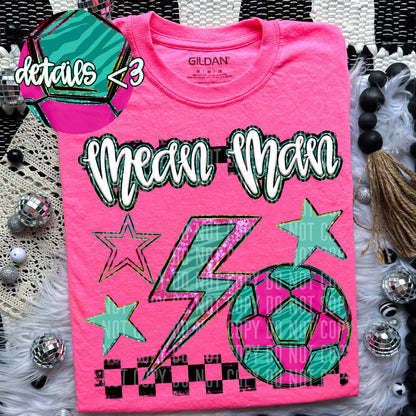 Soccer Bolt Mascots(Dropdown)-DTF