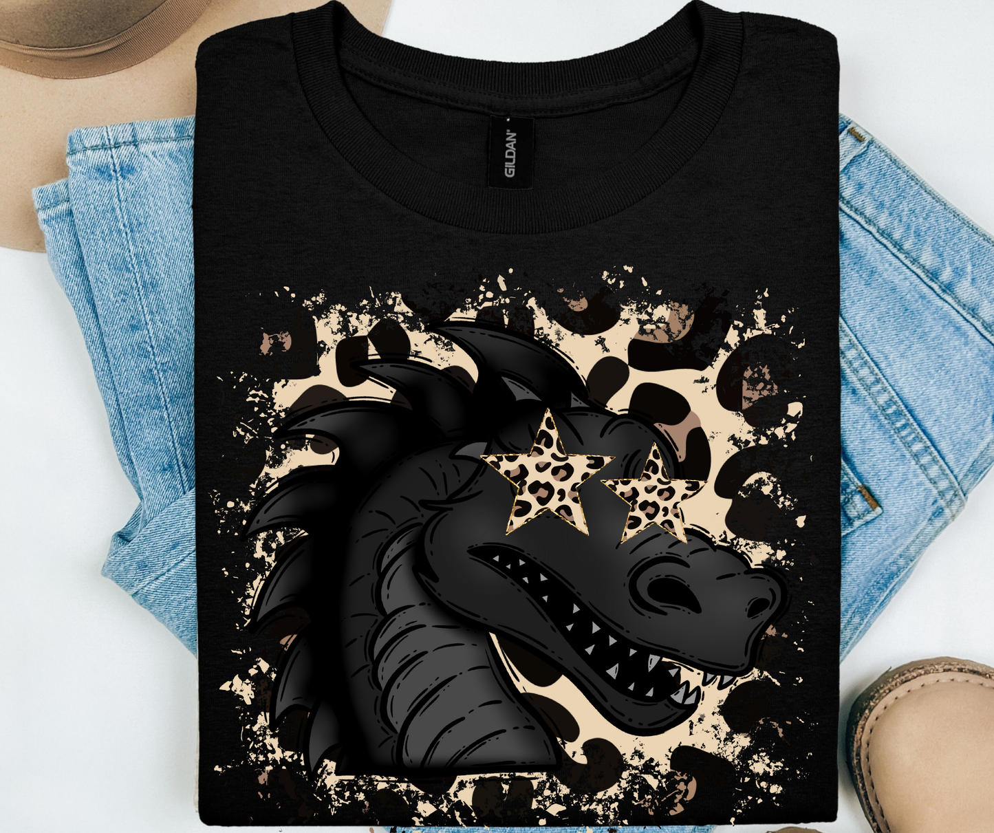 Leopard Mascot (Dropdown)-DTF&UV