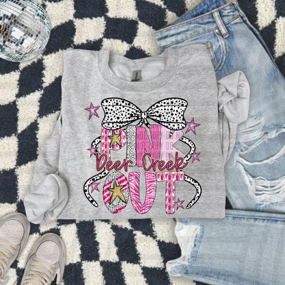 Pink out Gold- (DROPDOWN MASCOT)-DTF&UV