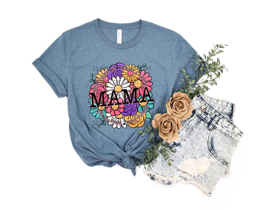 Spreading Kindness Raising Family Affirmations Mama Floral DTF