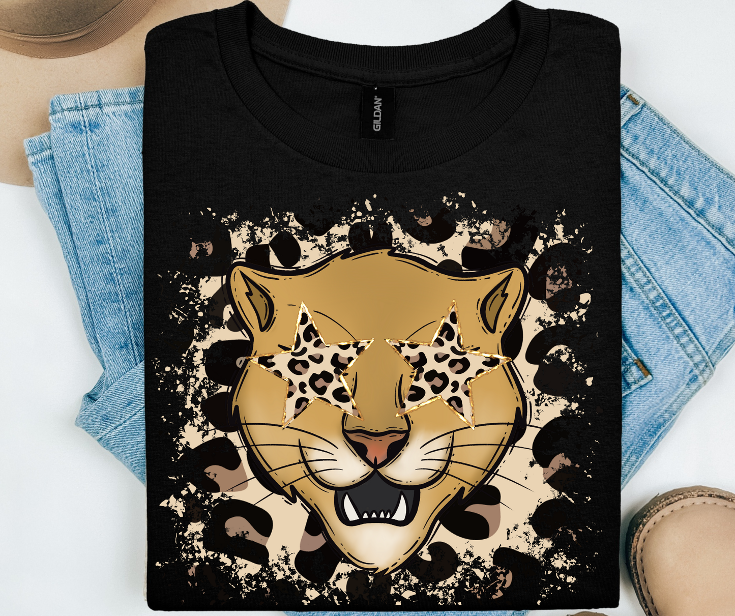 Leopard Mascot (Dropdown)-DTF&UV