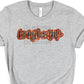 Longhorns orange black sequin-DTF