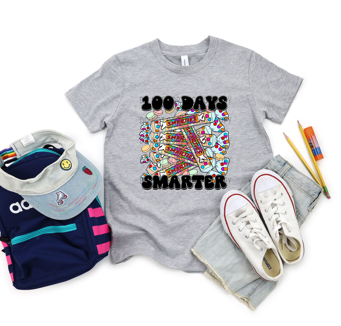 100 Days Smarter Smarties - DTF