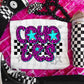 Pink Leopard Neon Mascots (dropdown)-DTF&UV