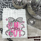 Pink out Silver- (DROPDOWN MASCOT)-DTF&UV