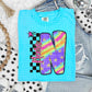 Rainbow Swirl Initials (Dropdown)- DTF&UV