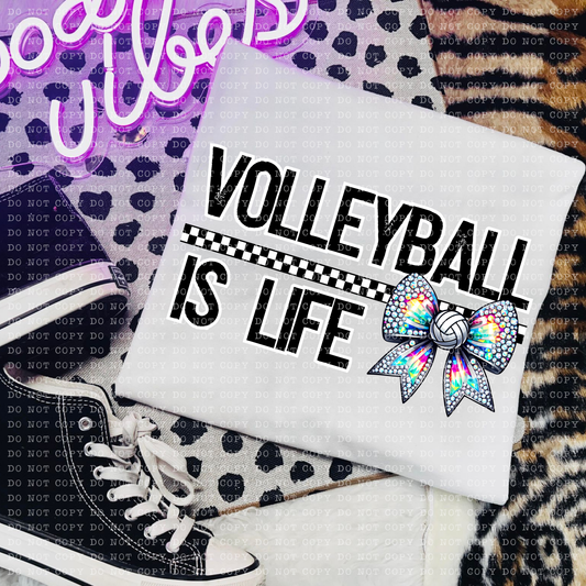 Volleyball is life-DTF