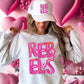 Pretty in Pink Custom Mascot- DTF