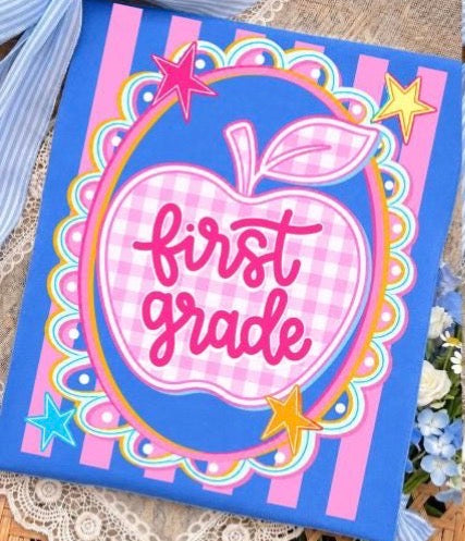 1st Grade apple- DTF DEAL