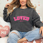 Loved John 316 Pink Varsity Letters - DTF