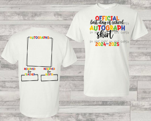 Autographs Shirt Boy (BACK)-DTF