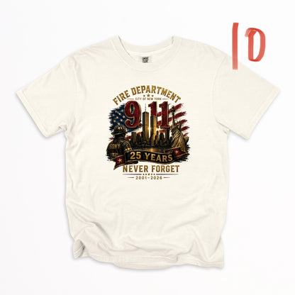 9/11 25th Anniversary (multiple options) -DTF&UV