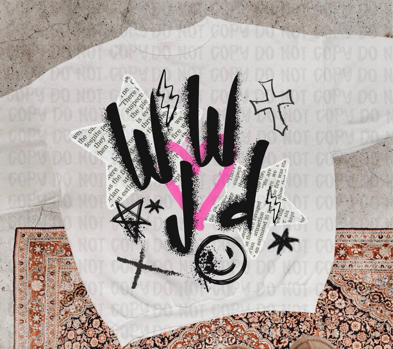 Graffiti WWJD-DTF&UV