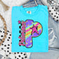 Rainbow Swirl Initials (Dropdown)- DTF&UV