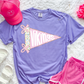 Preppy Floral Mascot Pennant(Dropdown)-DTF&UV