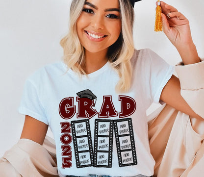 2025 Grad Strip Photo:Custom- DTF