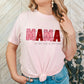 Mama red and pink faux sequin-DTF