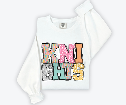Pastel Stroke Varsity Mascots (ALL Mascots in this listing Dropdown)-DTF