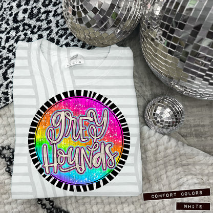 Rainbow Splatter Rounds(Dropdown)- DTF&UV