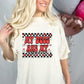 My Dogs Are My Valentine Checkered DTF