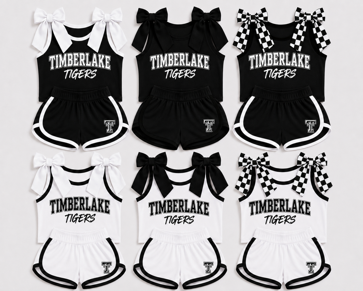 ABI Custom Bow Shirt and Shorts Set  -Pre Order
