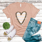 Striped Heart Doodle Loo - DTF