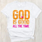 God is good all the time gold and pink - DTF&UV