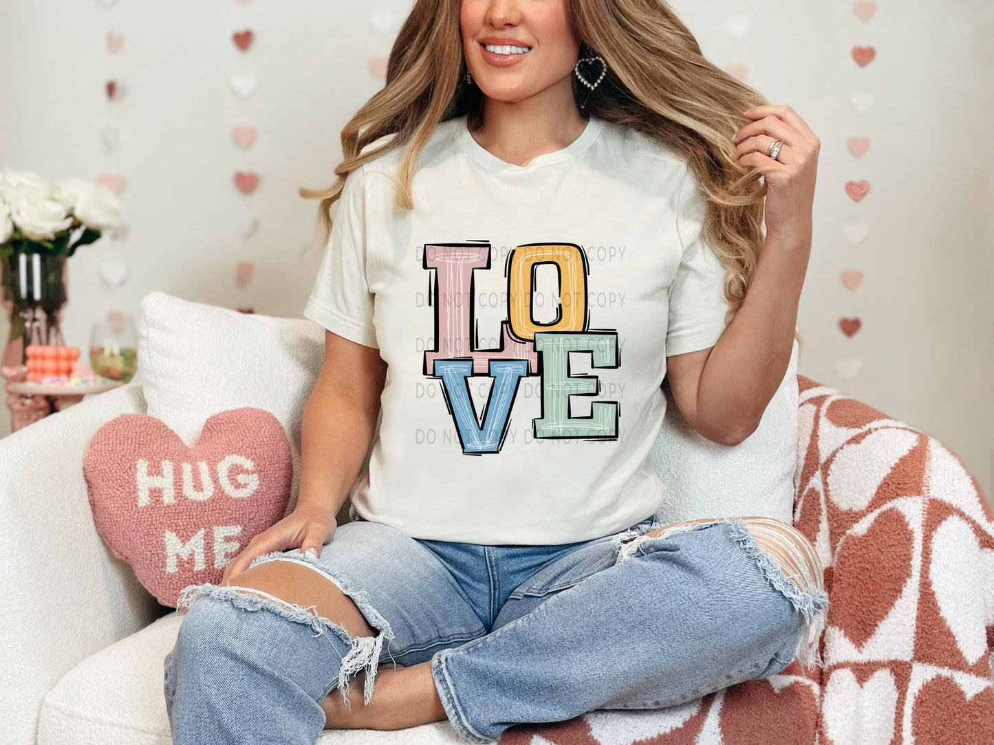 Boho Love Pastel DTF