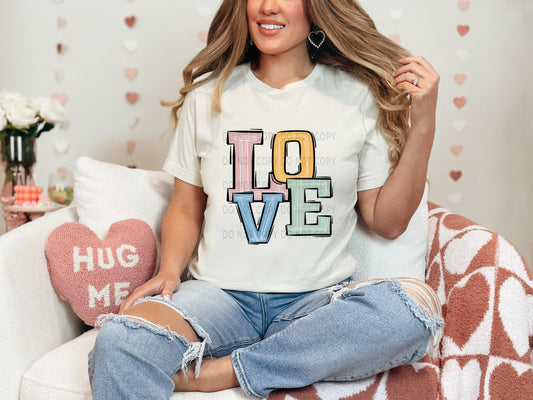 Boho Love Pastel DTF