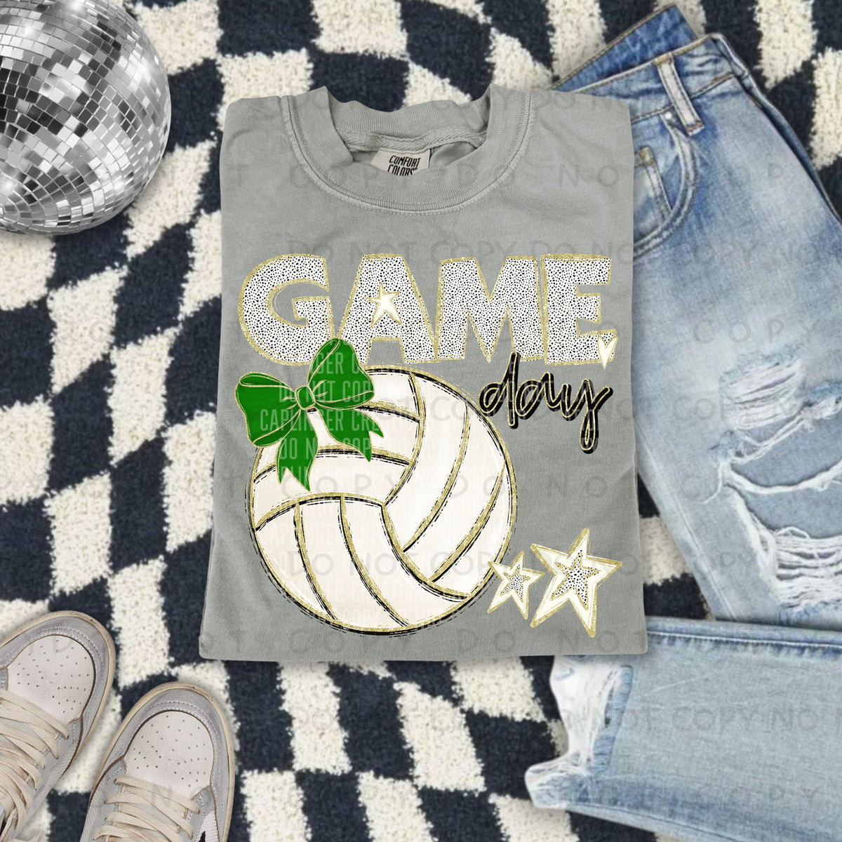 Game day Volleyball(all colors in dropdown)-DTF