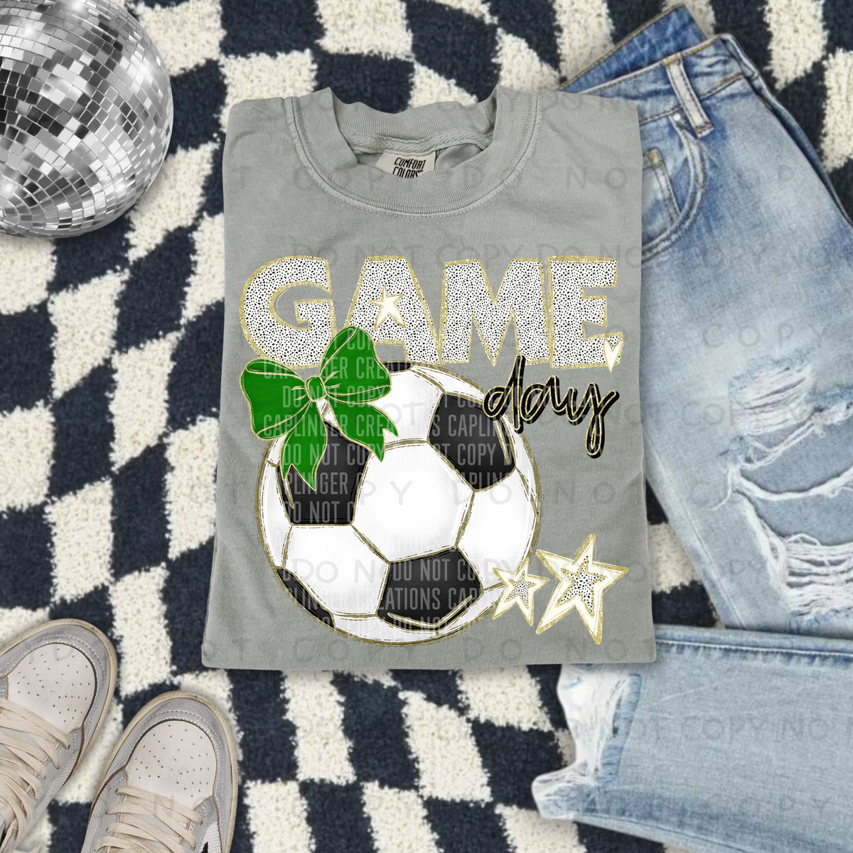 Game day Soccer(all colors in dropdown)-DTF