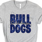 Bulldogs blue sequin bulldogs-DTF