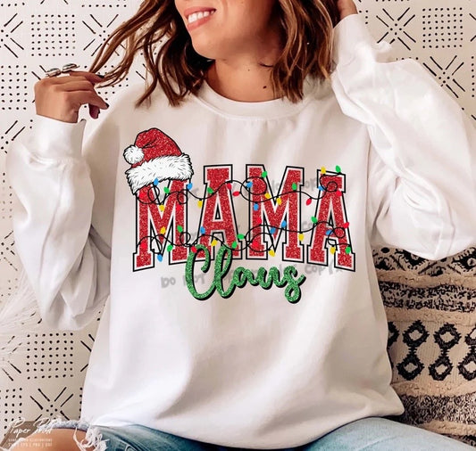 Mama Claus Lights-DTF&UV