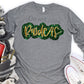 Raiders green gold sequin -DTF