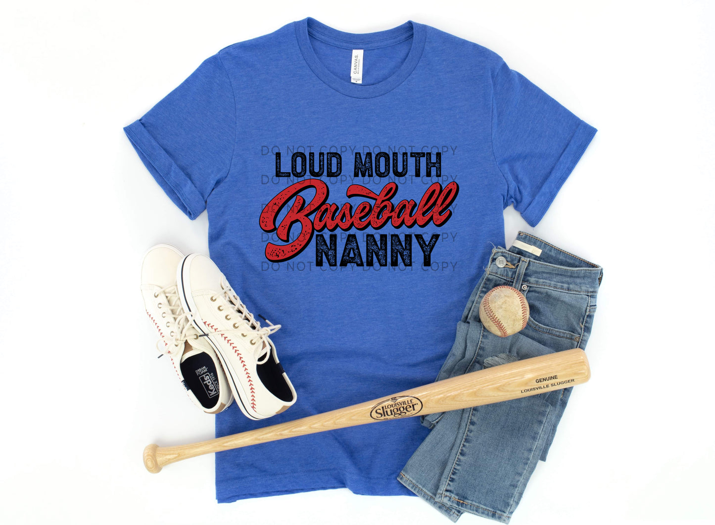 Loud Mouth Baseball Nanny - DTF