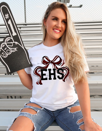 Ribbon Sports Bow Custom -DTF or UV