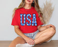 USA blue with white stars- DTF&UV