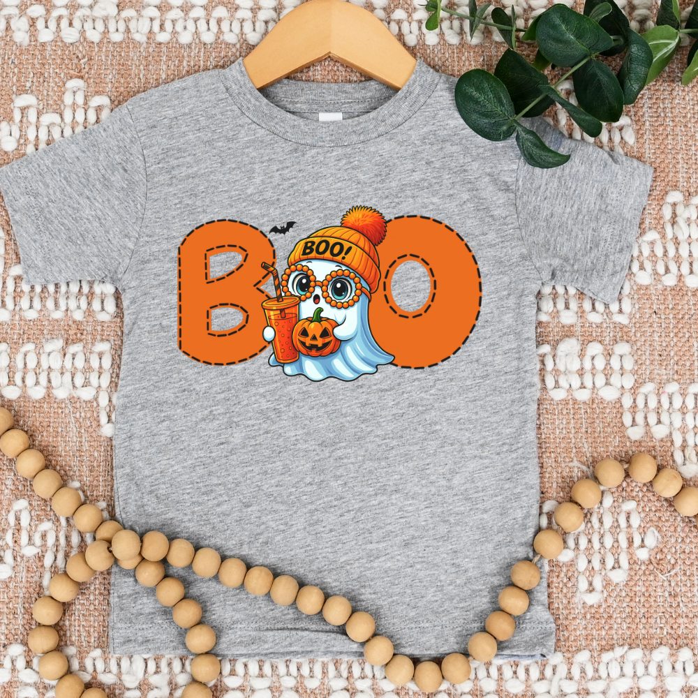 Boo Glasses and hat girl pumpkin-DTF&UV
