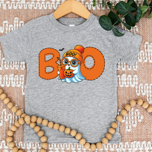Boo Glasses and hat girl pumpkin-DTF&UV