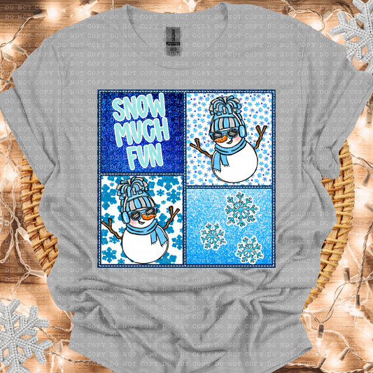 SNOW MUCH FUN-DTF