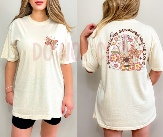 The Lord is My Strength and My Song(Back)-dtf