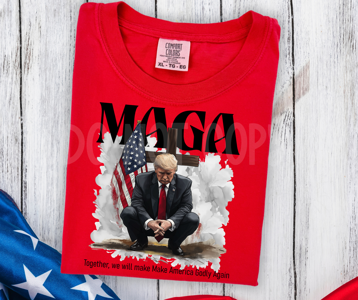 MAGA Together we will make America godly again-DTF