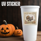 TURKEY THANKSGIVING POSTAGE STAMP -UV Stickers