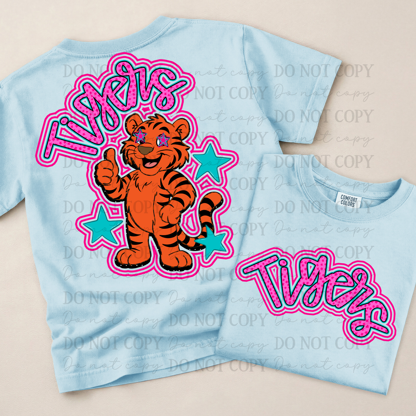 Tigers Pink(front)-DTF&UV