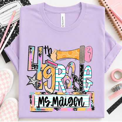 Name Plate School CUSTOM -DTF&UV